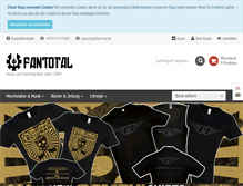 Tablet Screenshot of fantotal.de